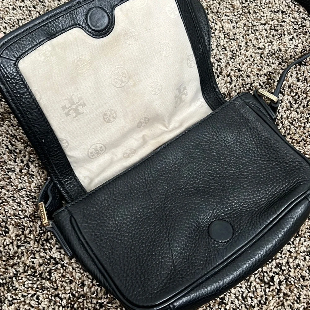 Tory Burch Small Black Crossbody, lightly used
